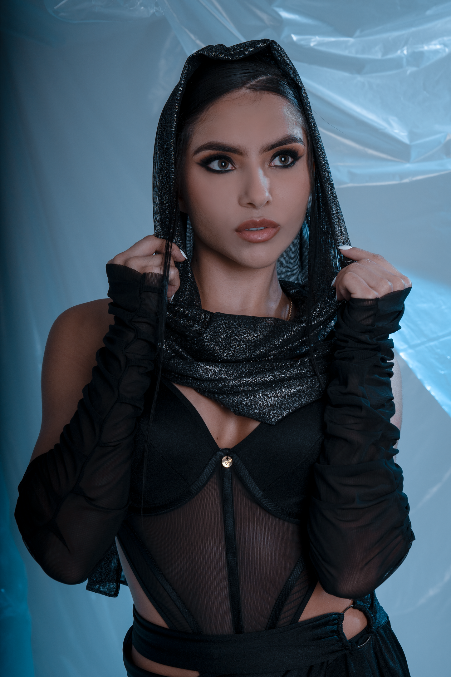 Capucha Rain Negra